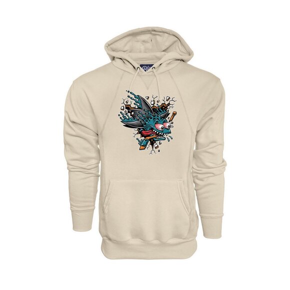 Blue84 Other - Blue84 San Jose Sharks Freak Shark Cappuccino Hoodie Sz M